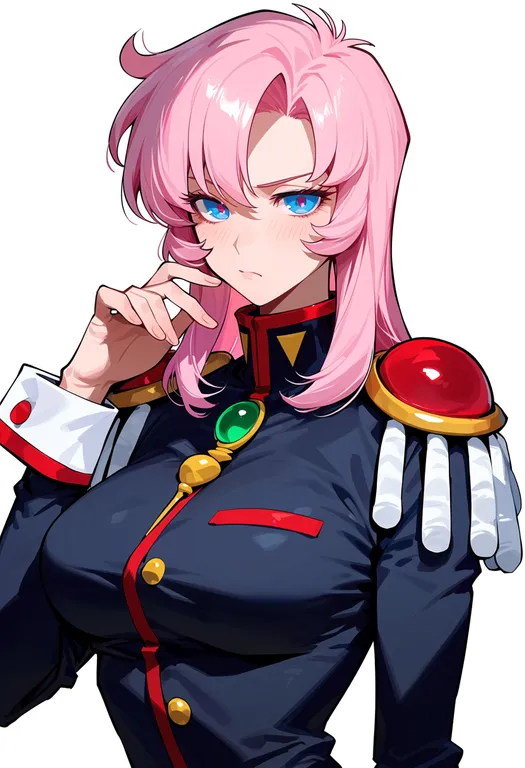 masterpiece, best quality, score_7, safe, tenjou utena, solo, upper body, simple background — by k3scat, made with ComfyUI