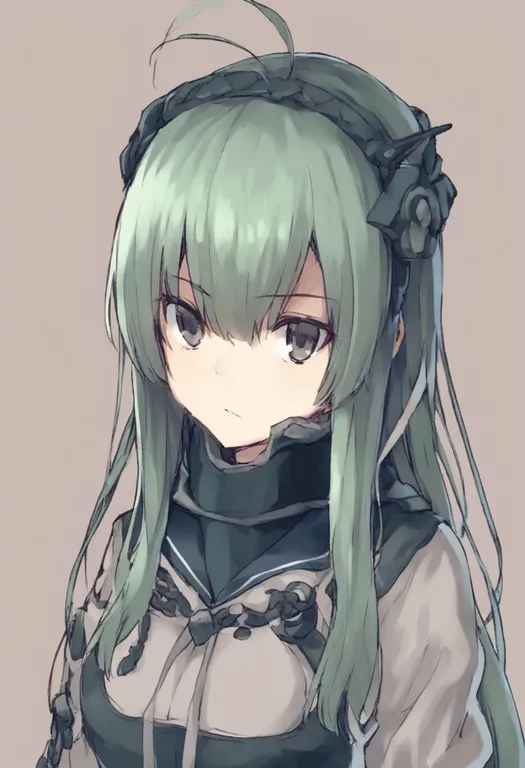 masterpiece, best quality, general, old, 1girl, solo, simple background — by k3scat, made with ComfyUI