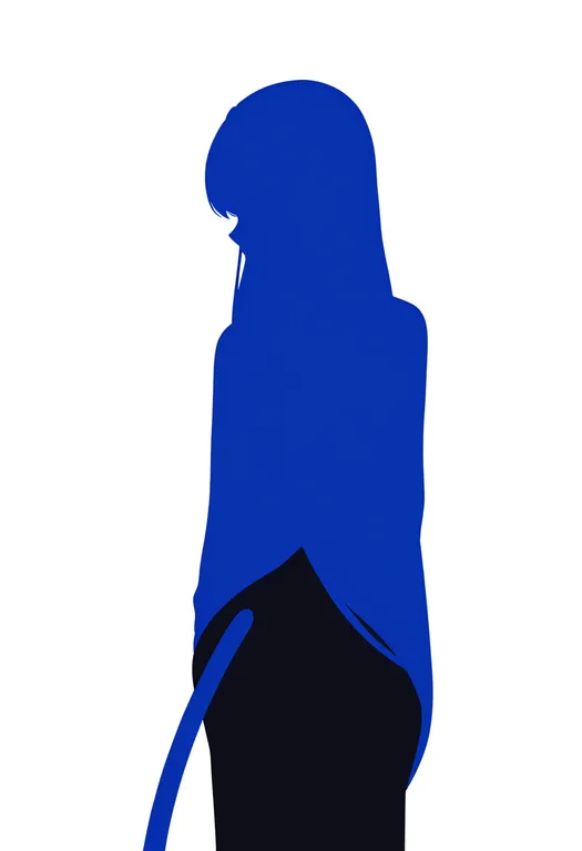 masterpiece, best quality, newest, absurdres, highres, safe, blue_tail, 1girl, solo, simple_background — by k3scat, made with ComfyUI