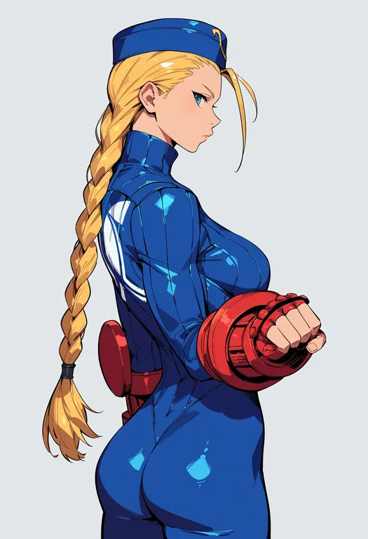 masterpiece, best quality, score_7, safe, street fighter zero (series), solo, simple background — by k3scat, made with ComfyUI