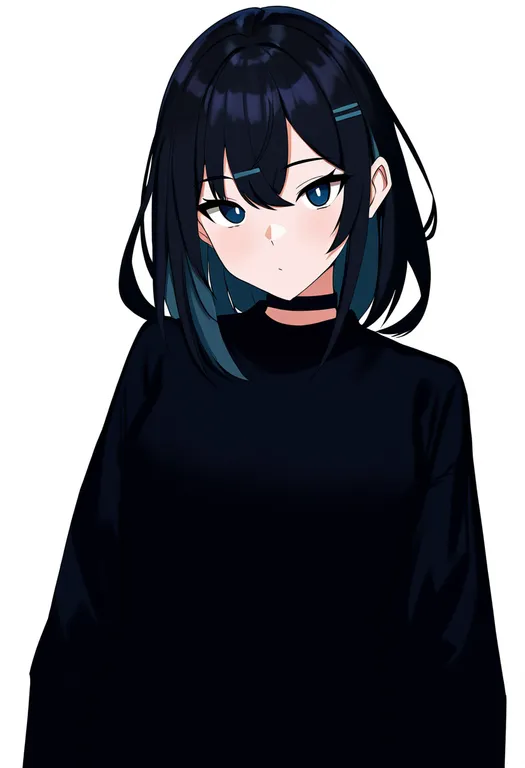 masterpiece, best quality, newest, absurdres, highres, safe, kamineko, solo, upper_body, simple_background — by k3scat, made with ComfyUI