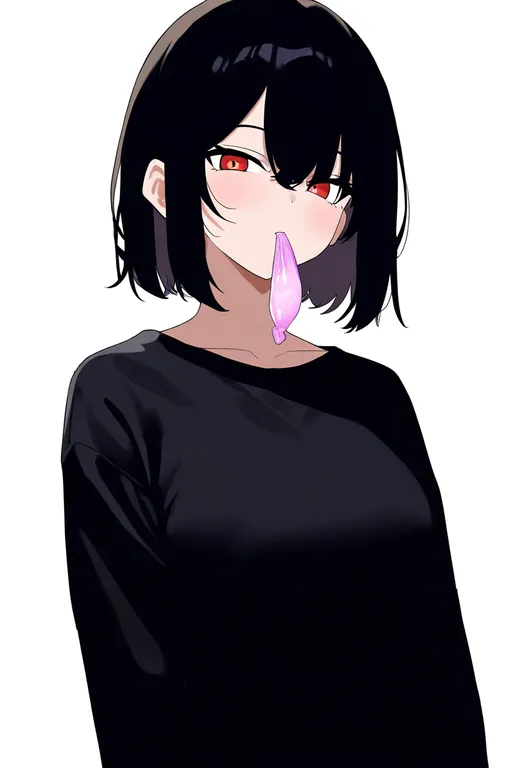 masterpiece, best quality, newest, absurdres, highres, safe, pointless_condom, 1girl, solo, simple_background — by k3scat, made with ComfyUI
