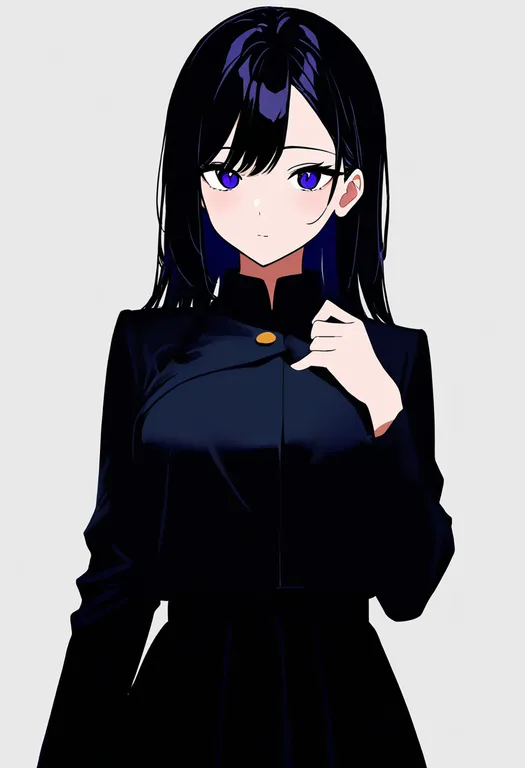 masterpiece, best quality, newest, absurdres, highres, safe, opening_own_clothes, 1girl, solo, simple_background — by k3scat, made with ComfyUI