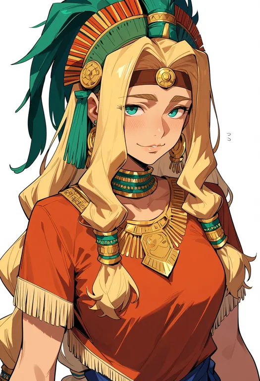 masterpiece, best quality, score_7, safe, quetzalcoatl (fate), solo, upper body, simple background — by k3scat, made with ComfyUI