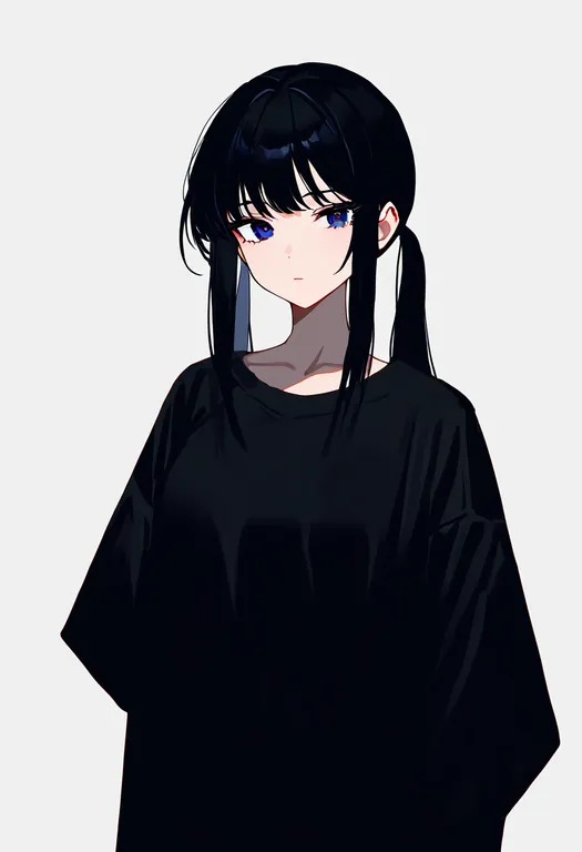 masterpiece, best quality, newest, absurdres, highres, safe, very_long_sidelocks, 1girl, solo, simple_background — by k3scat, made with ComfyUI