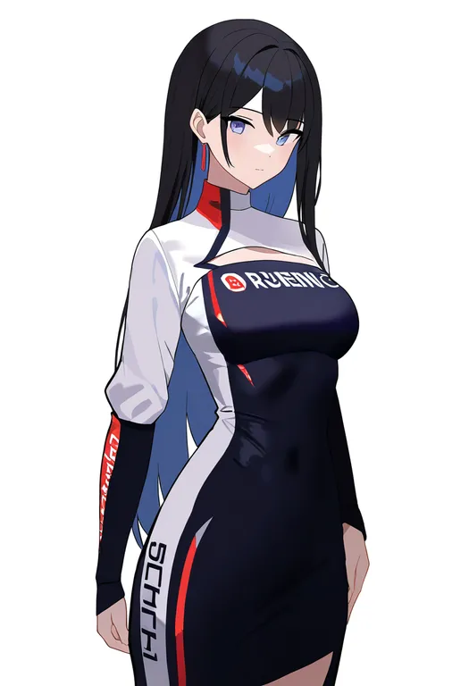 masterpiece, best quality, newest, absurdres, highres, safe, race_queen, 1girl, solo, simple_background — by k3scat, made with ComfyUI