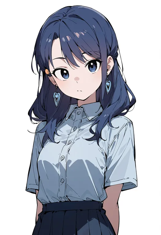masterpiece, best quality, score_7, safe, katsuki yuri, solo, upper body, simple background — by k3scat, made with ComfyUI