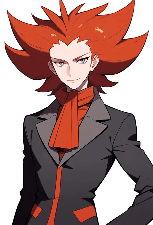 masterpiece, best quality, score_7, safe, lysandre (pokemon), pokemon, solo, upper body, simple background — by k3scat, made with ComfyUI