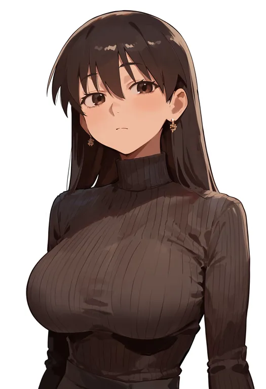 masterpiece, best quality, score_7, safe, mayaa (azumanga daioh), azumanga daioh, solo, upper body, simple background — by k3scat, made with ComfyUI