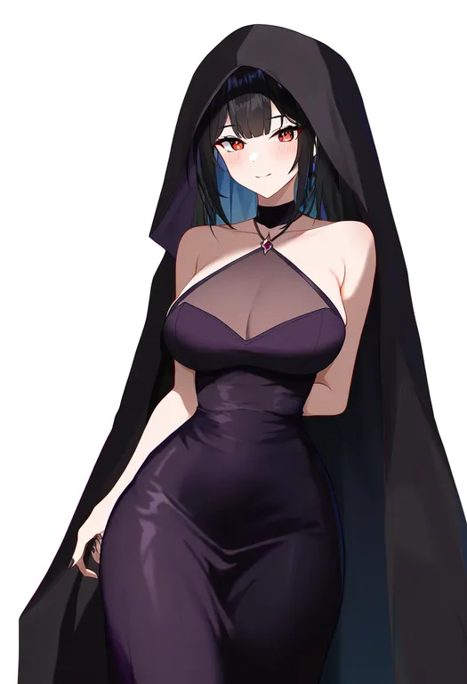 masterpiece, best quality, newest, absurdres, highres, safe, la_maja_vestida, solo, simple_background — by k3scat, made with ComfyUI