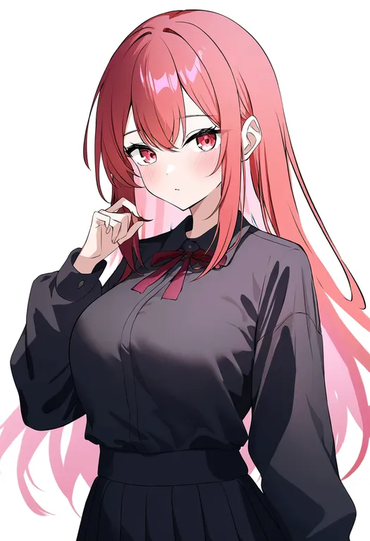 masterpiece, best quality, newest, absurdres, highres, safe, wanko_to_kurasou, solo, simple_background — by k3scat, made with ComfyUI