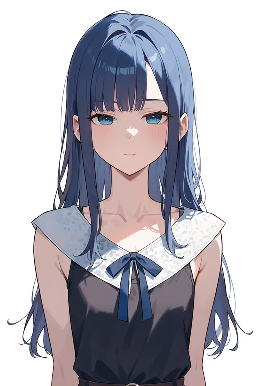masterpiece, best quality, score_7, safe, nanami yachiyo, solo, upper body, simple background — by k3scat, made with ComfyUI