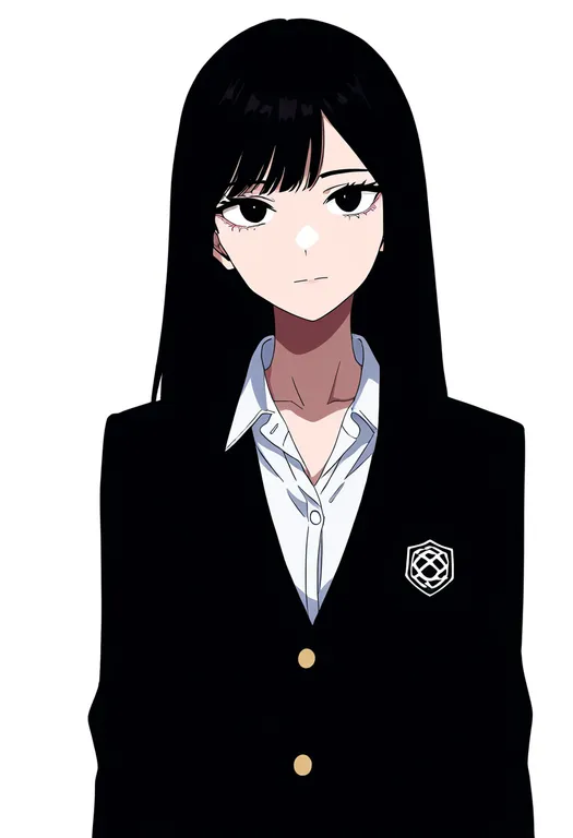 masterpiece, best quality, newest, absurdres, highres, safe, yasogami_school_uniform, 1girl, solo, simple_background — by k3scat, made with ComfyUI