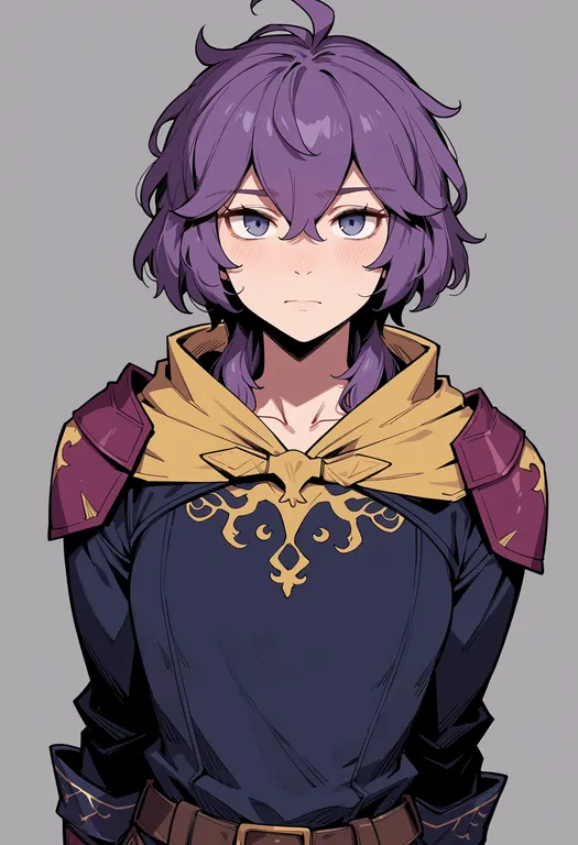 masterpiece, best quality, score_7, safe, bernadetta von varley (timeskip), solo, upper body, simple background — by k3scat, made with ComfyUI