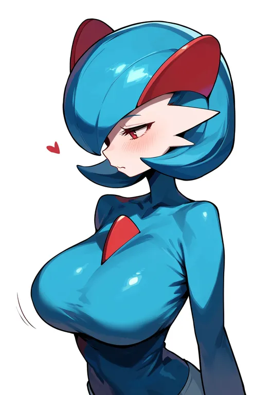 masterpiece, best quality, score_7, safe, silver (pokemon), pokemon, solo, upper body, simple background — by k3scat, made with ComfyUI