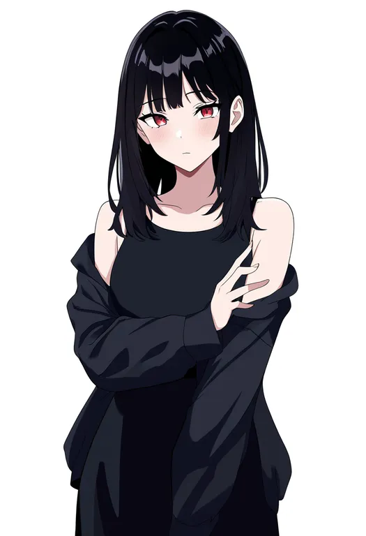 masterpiece, best quality, newest, absurdres, highres, safe, arm_wrap, 1girl, solo, simple_background — by k3scat, made with ComfyUI