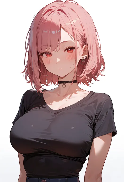 masterpiece, best quality, score_7, safe, rapi (nikke), solo, upper body, simple background — by k3scat, made with ComfyUI