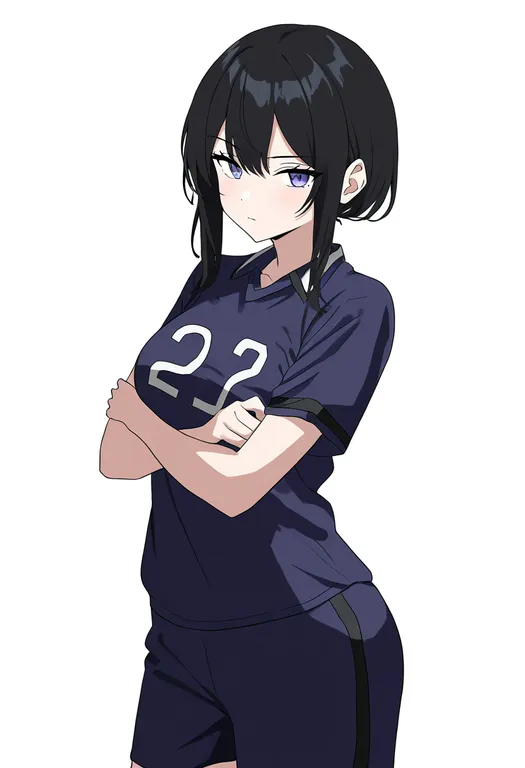 masterpiece, best quality, newest, absurdres, highres, safe, track_uniform, 1girl, solo, simple_background — by k3scat, made with ComfyUI