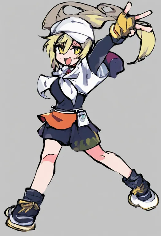 masterpiece, best quality, general, tied shirt, 1girl, solo, simple background — by k3scat, made with ComfyUI