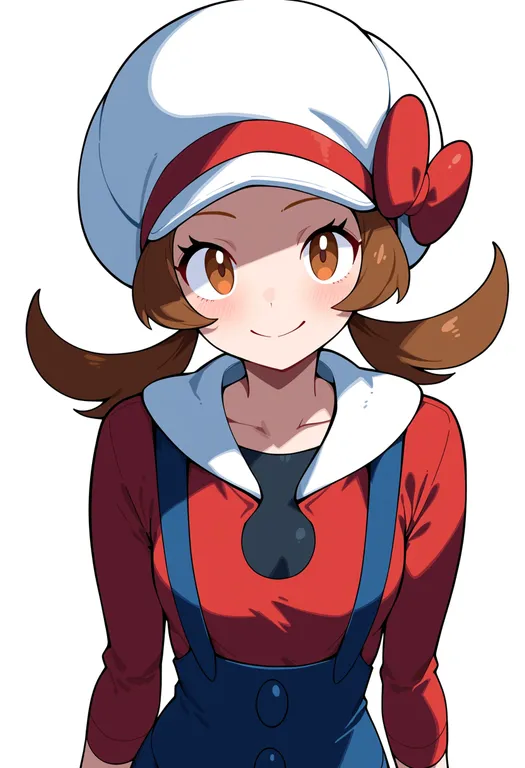 masterpiece, best quality, score_7, safe, lyra (pokemon), pokemon, solo, upper body, simple background — by k3scat, made with ComfyUI