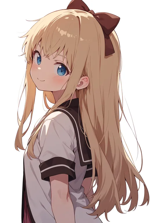 masterpiece, best quality, score_7, safe, toshinou kyouko, solo, upper body, simple background — by k3scat, made with ComfyUI