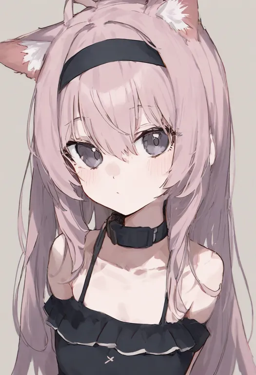 masterpiece, best quality, general, spaghetti strap, 1girl, solo, simple background — by k3scat, made with ComfyUI