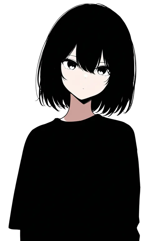 masterpiece, best quality, newest, absurdres, highres, safe, loose_shirt, 1girl, solo, simple_background — by k3scat, made with ComfyUI