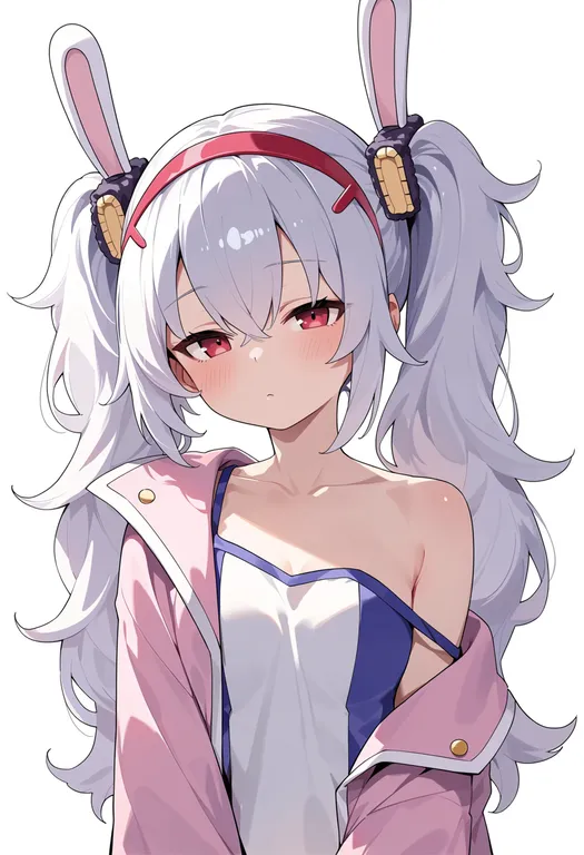 masterpiece, best quality, score_7, safe, laffey (azur lane), azur lane, solo, upper body, simple background — by k3scat, made with ComfyUI