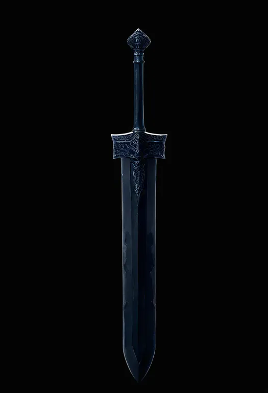 masterpiece, best quality, newest, absurdres, highres, safe, greatsword, 1girl, solo, simple_background — by k3scat, made with ComfyUI