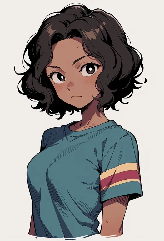 masterpiece, best quality, score_7, safe, yamagishi yukako, solo, upper body, simple background — by k3scat, made with ComfyUI