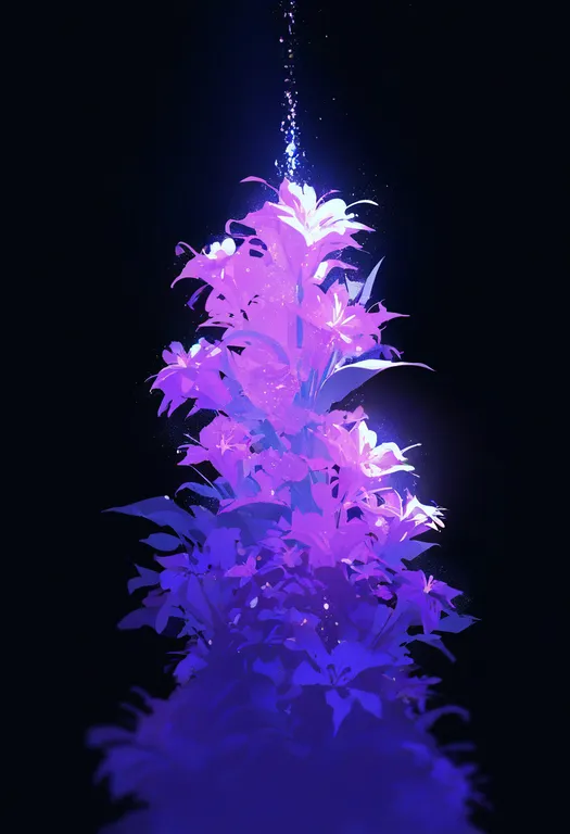 masterpiece, best quality, newest, absurdres, highres, safe, purple_flower, 1girl, solo, simple_background — by k3scat, made with ComfyUI
