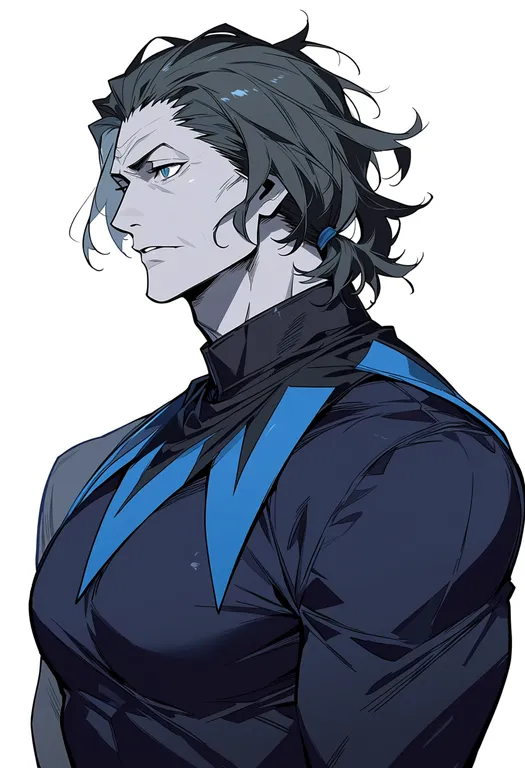 masterpiece, best quality, score_7, safe, gilles de rais (caster) (fate), solo, upper body, simple background — by k3scat, made with ComfyUI