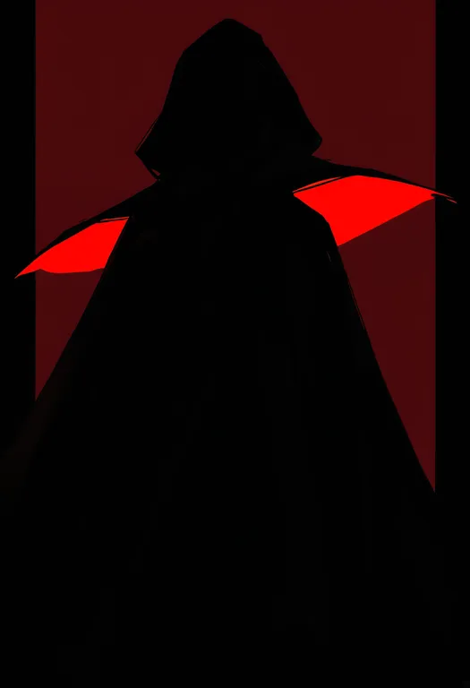 masterpiece, best quality, newest, absurdres, highres, safe, two-sided_cloak, 1girl, solo, simple_background — by k3scat, made with ComfyUI