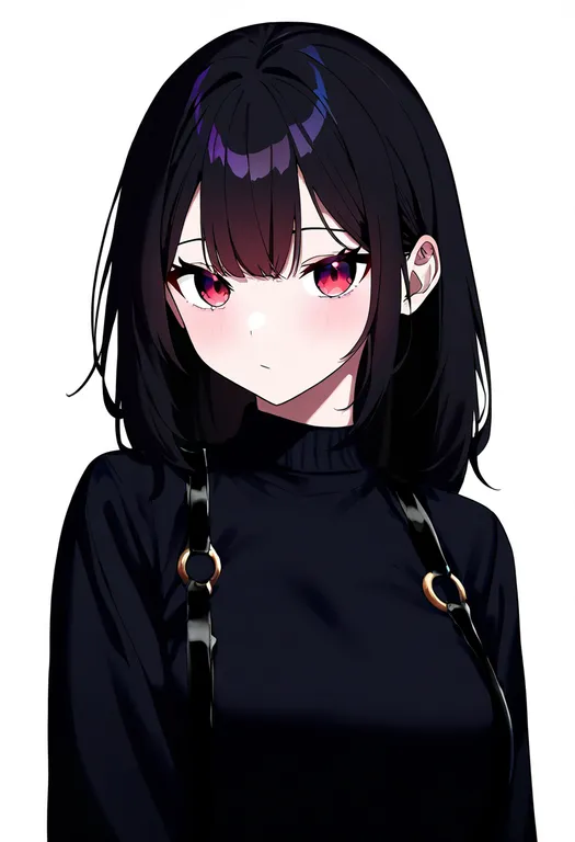 masterpiece, best quality, newest, absurdres, highres, safe, o-ring_top, 1girl, solo, simple_background — by k3scat, made with ComfyUI