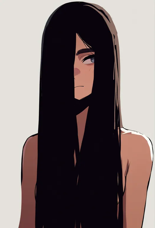 masterpiece, best quality, newest, absurdres, highres, safe, nudist, 1girl, solo, simple_background — by k3scat, made with ComfyUI