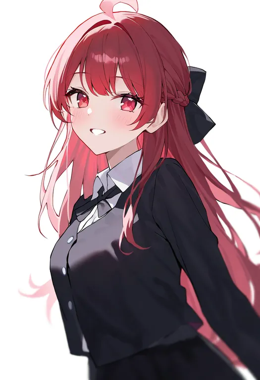 masterpiece, best quality, newest, absurdres, highres, safe, hatoful_kareshi, solo, simple_background — by k3scat, made with ComfyUI