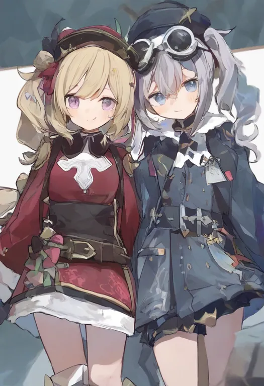 masterpiece, best quality, general, side-by-side, 1girl — by k3scat, made with ComfyUI