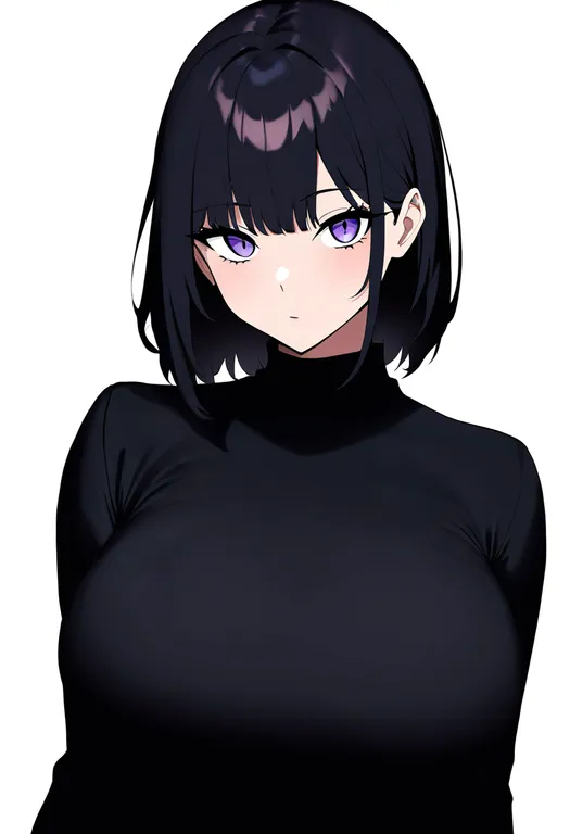 masterpiece, best quality, newest, absurdres, highres, safe, huge_pectorals, 1girl, solo, simple_background — by k3scat, made with ComfyUI