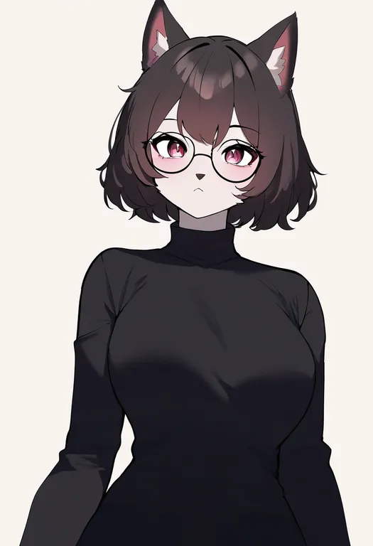 masterpiece, best quality, newest, absurdres, highres, safe, furry_with_furry, 1girl, solo, simple_background — by k3scat, made with ComfyUI