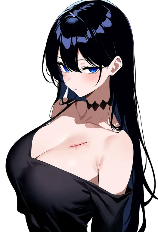 masterpiece, best quality, newest, absurdres, highres, safe, bite_mark_on_breast, 1girl, solo, simple_background — by k3scat, made with ComfyUI