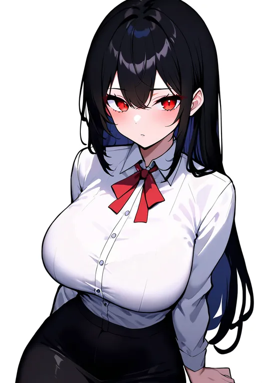 masterpiece, best quality, newest, absurdres, highres, safe, presenting_breasts, 1girl, solo, simple_background — by k3scat, made with ComfyUI