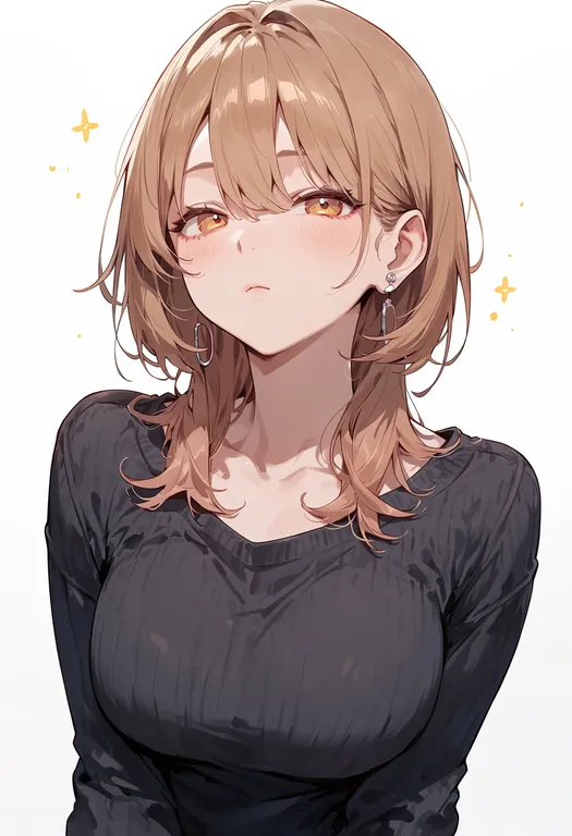 masterpiece, best quality, score_7, safe, sena ajisai, solo, upper body, simple background — by k3scat, made with ComfyUI