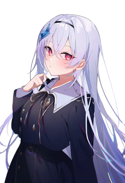 masterpiece, best quality, newest, absurdres, highres, safe, suisou_ginka_no_istoria, solo, simple_background — by k3scat, made with ComfyUI
