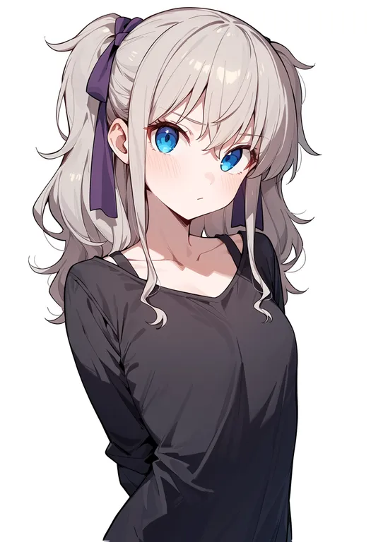 masterpiece, best quality, score_7, safe, tomori nao, solo, upper body, simple background — by k3scat, made with ComfyUI