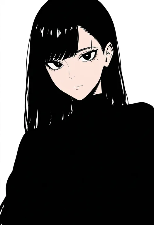 masterpiece, best quality, newest, absurdres, highres, safe, eyebrow_cut, 1girl, solo, simple_background — by k3scat, made with ComfyUI