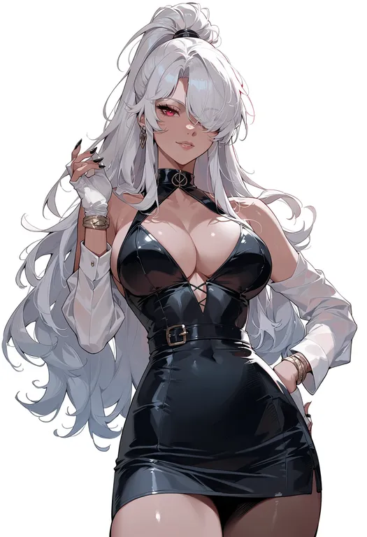 masterpiece, best quality, score_7, safe, langrisser v, solo, simple background — by k3scat, made with ComfyUI