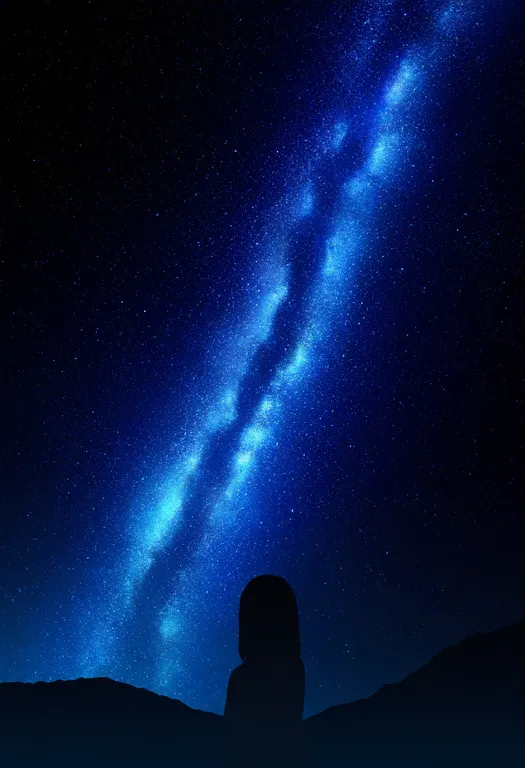 masterpiece, best quality, newest, absurdres, highres, safe, milky_way, 1girl, solo, simple_background — by k3scat, made with ComfyUI