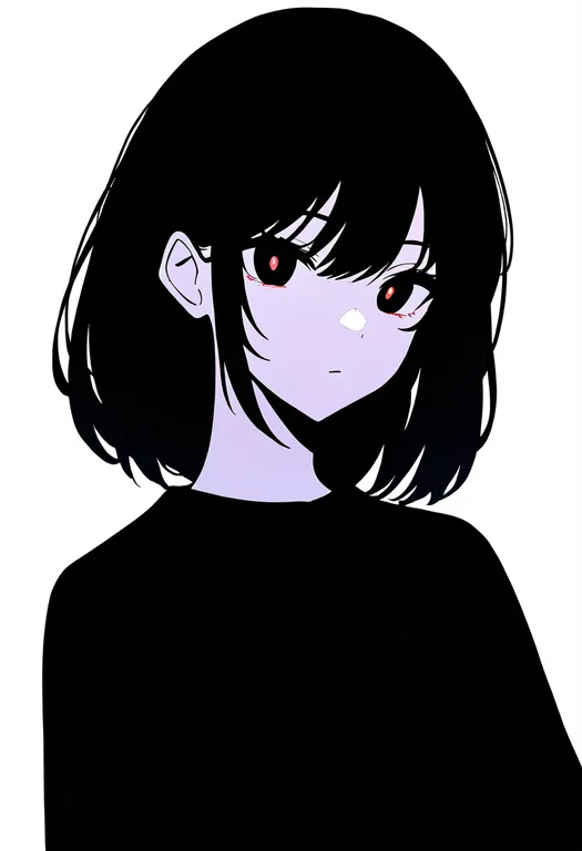 masterpiece, best quality, newest, absurdres, highres, safe, black_streaks, 1girl, solo, simple_background — by k3scat, made with ComfyUI