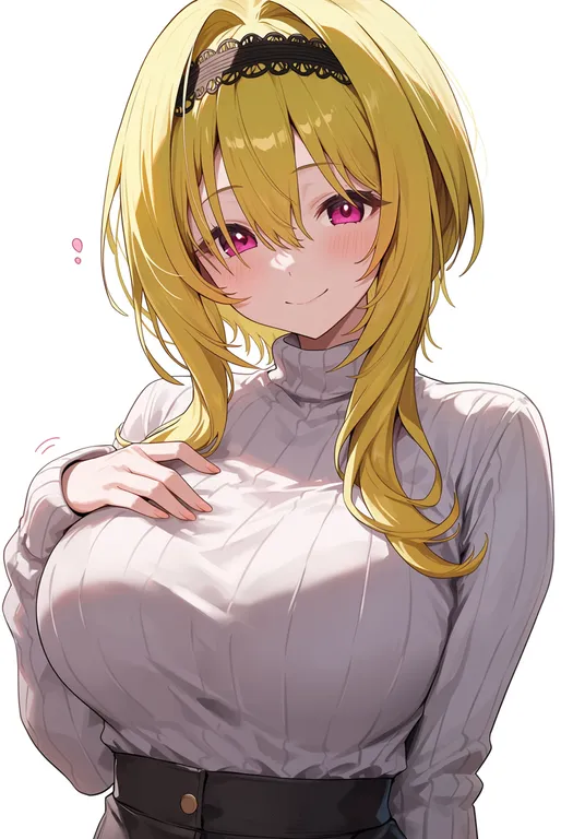 masterpiece, best quality, score_7, safe, kurosaki chitose, solo, upper body, simple background — by k3scat, made with ComfyUI