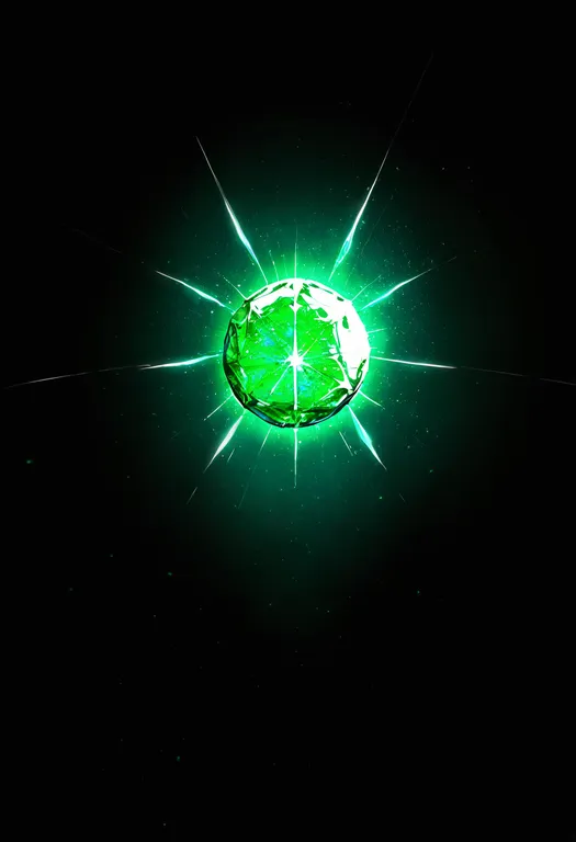 masterpiece, best quality, newest, absurdres, highres, safe, green_gemstone, 1girl, solo, simple_background — by k3scat, made with ComfyUI
